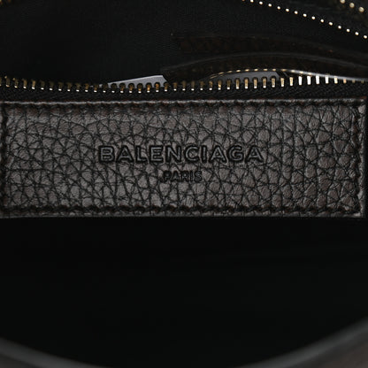 Balenciaga Vibrato Calfskin Classic Silver Hardware Mini City Marron 6 of 9