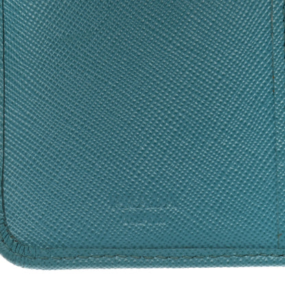 Prada Saffiano Metal Compact Wallet Turchese 6 of 10