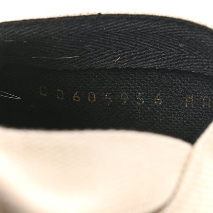 Saint Laurent Canvas Nappa Elba Light Logo Embroidered Espadrilles 36 Panna 8 of 10