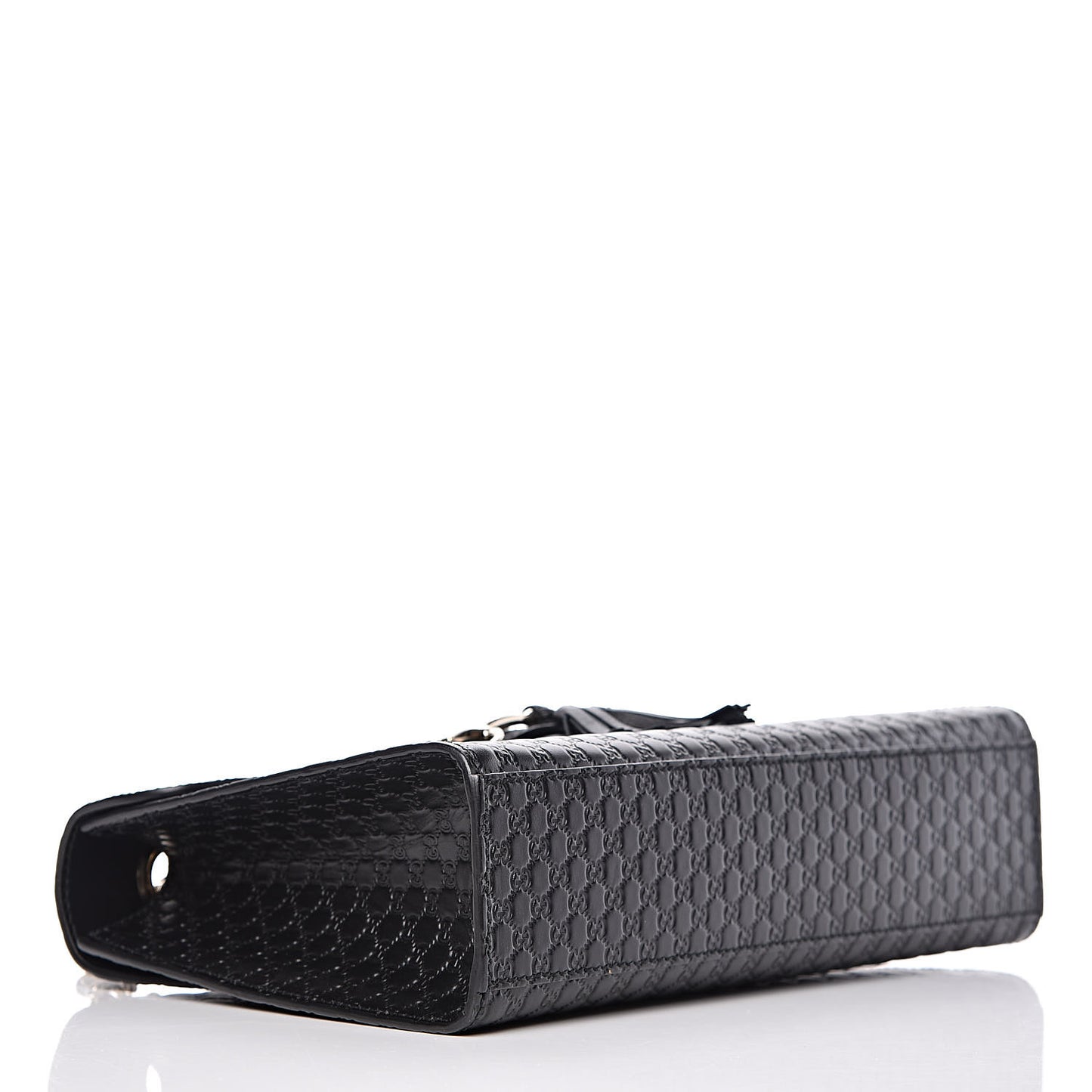 Microguccissima Medium Emily Chain Shoulder Bag Black