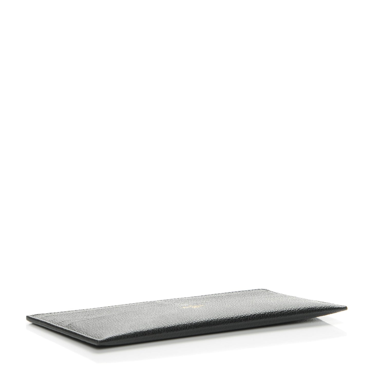 Calfskin Felicie Chain Wallet Card Holder Insert Black