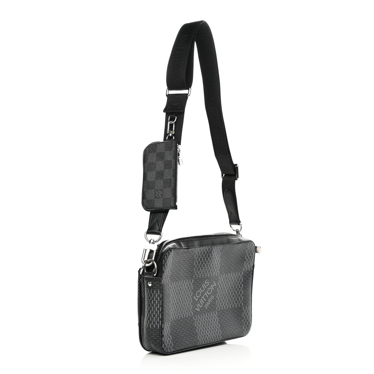 Louis Vuitton Damier Graphite 3D Trio Messenger 3 of 14