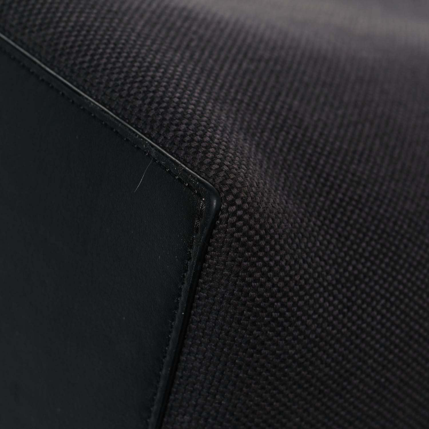 Loewe Canvas Calfskin Anagram Tote Anthracite 11 of 13