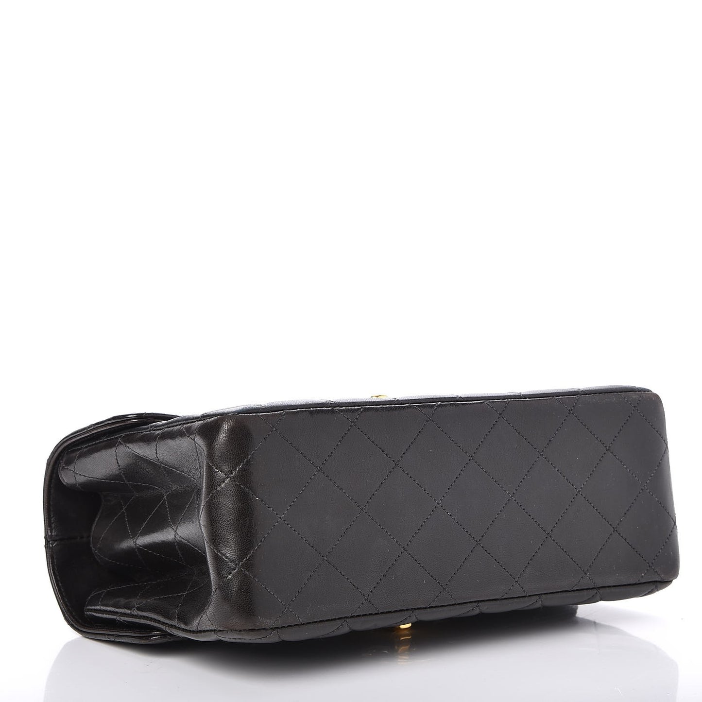 Lambskin Quilted Small Double Sided Flap Black