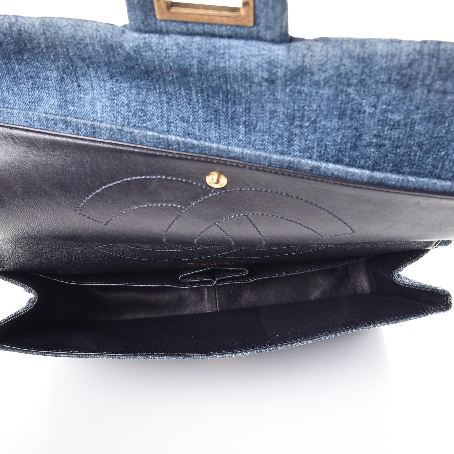 Chanel Denim Quilted 2.55 Reissue 226 Flap Dark Blue 6 of 8