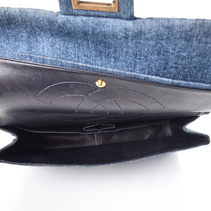 Chanel Denim Quilted 2.55 Reissue 226 Flap Dark Blue 6 of 8