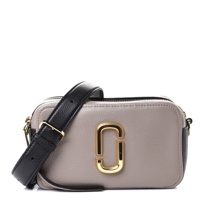 Marc Jacobs Supple Natural Grain Calfskin The Softshot 21 Bag Cement Multi 1 of 4