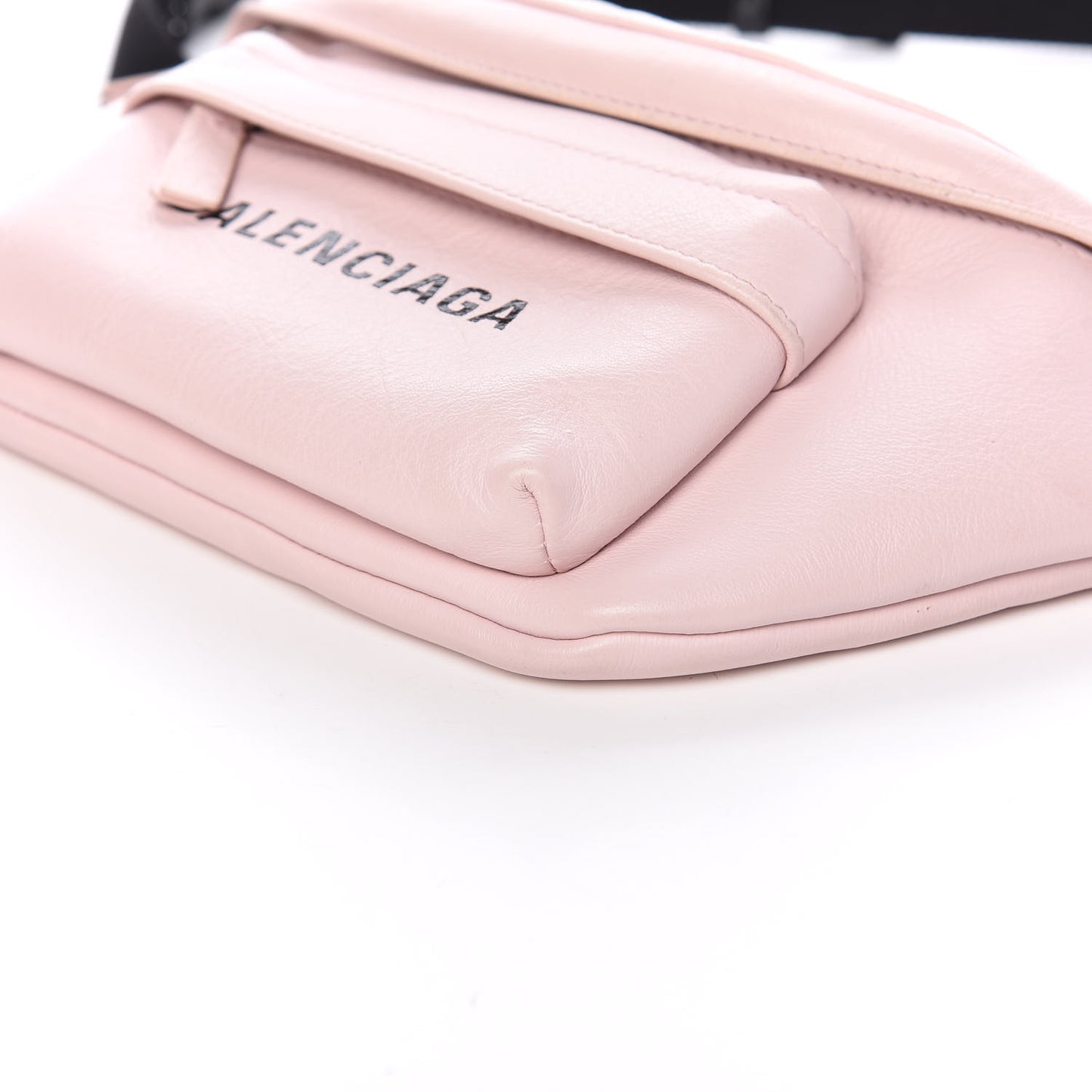 Smooth Double Calfskin Logo Everyday Beltpack XS Light Rose Black
