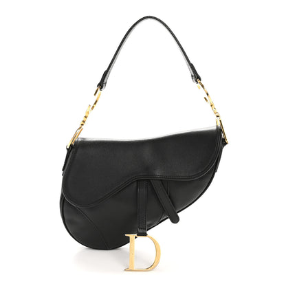 Christian Dior Calfskin Saddle Bag Black 1 of 13