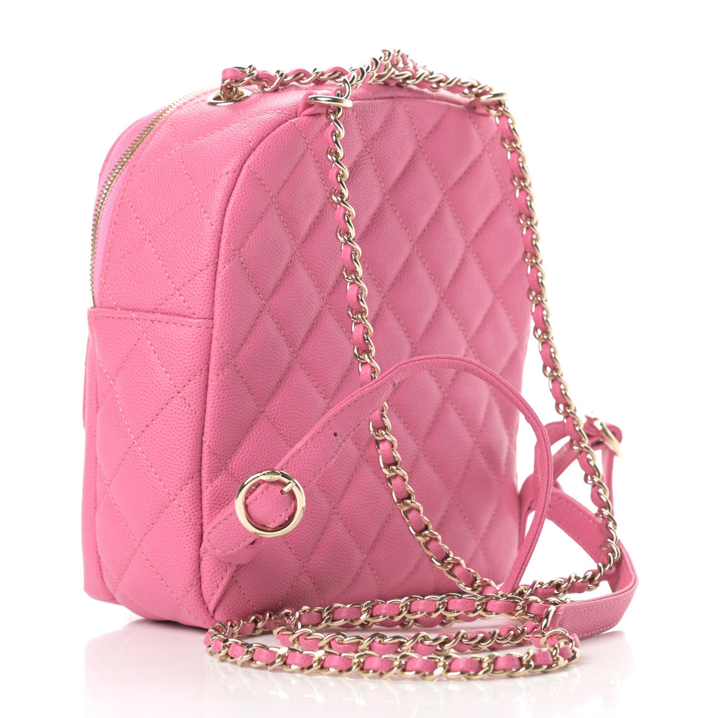Caviar Quilted Small CC Day Backpack Pink