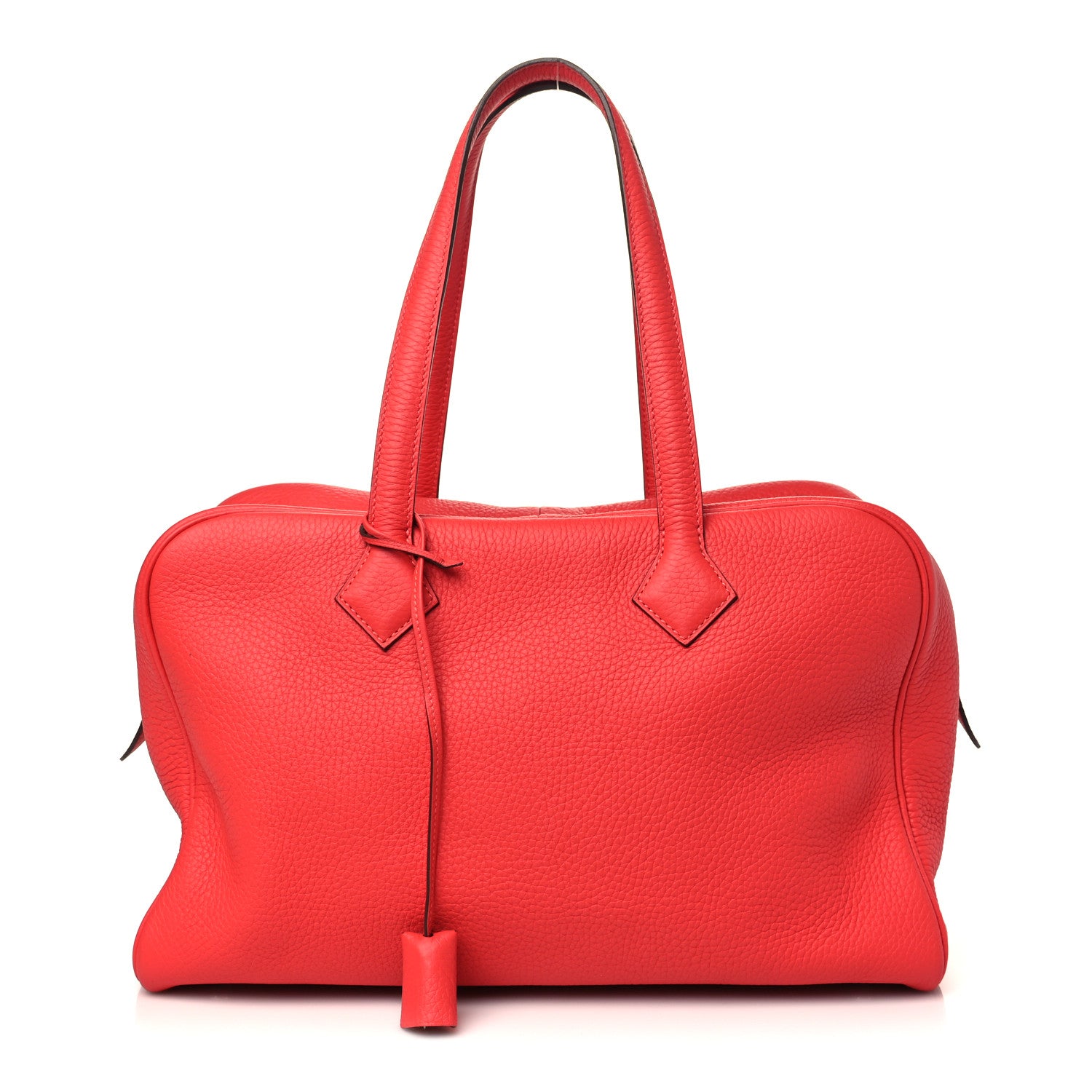 Hermes Taurillon Clemence Victoria II 35 Geranium 1 of 9