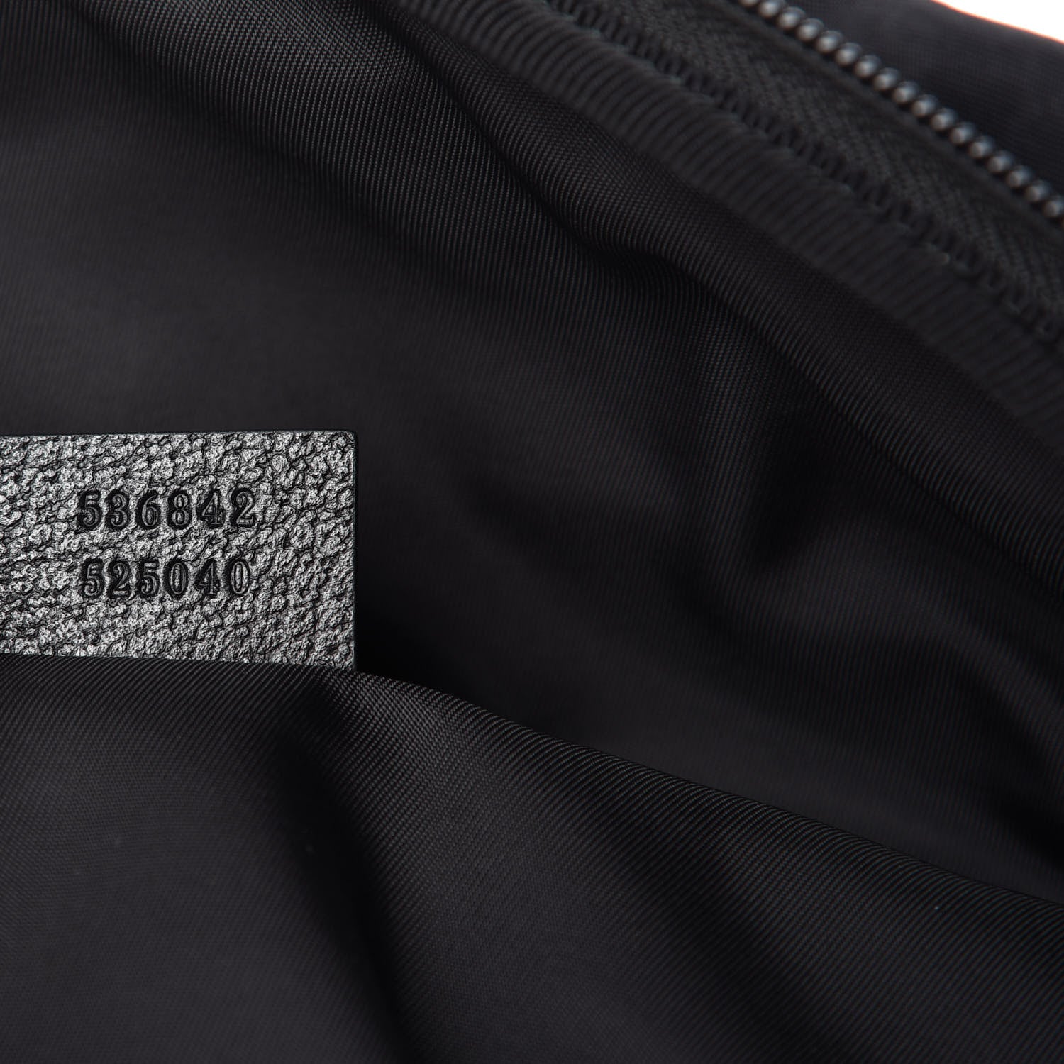 Gucci Nylon 80s Logo Patch Belt Bag Black 9 of 10