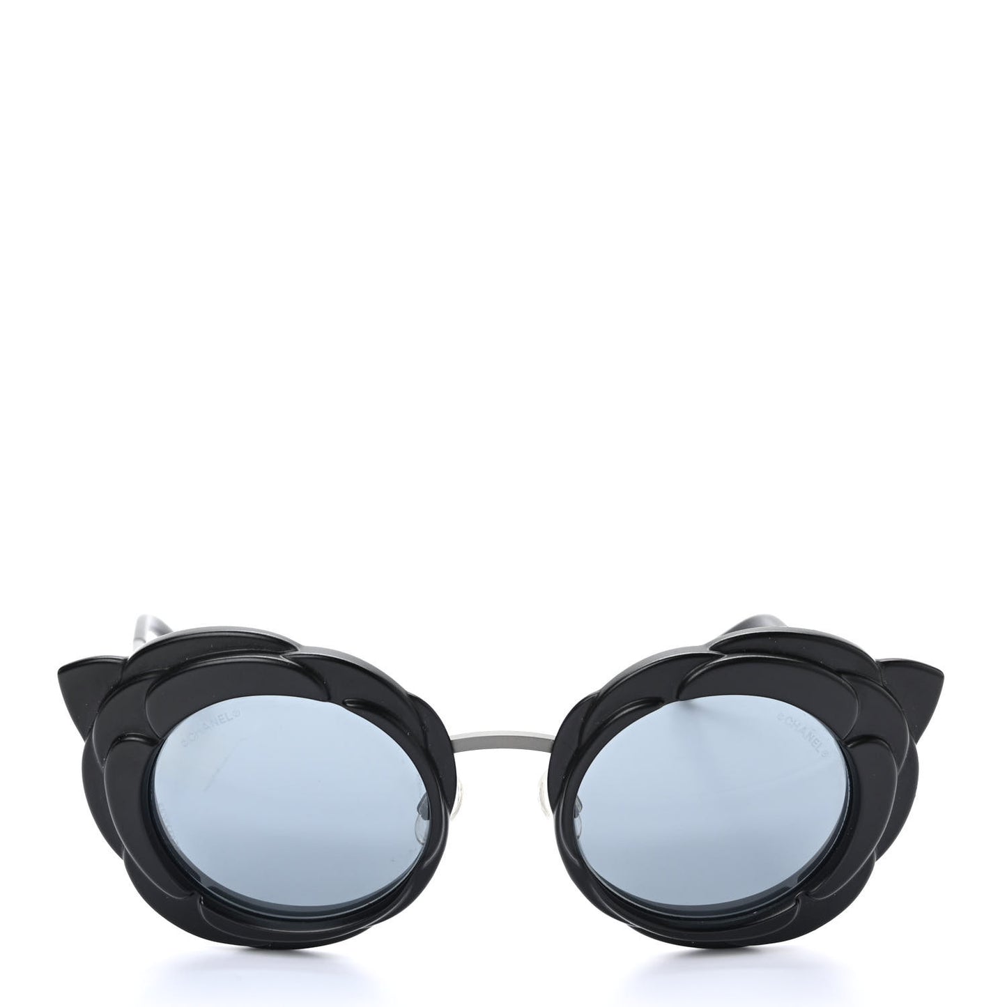 Round Camellia Sunglasses 71198 Black