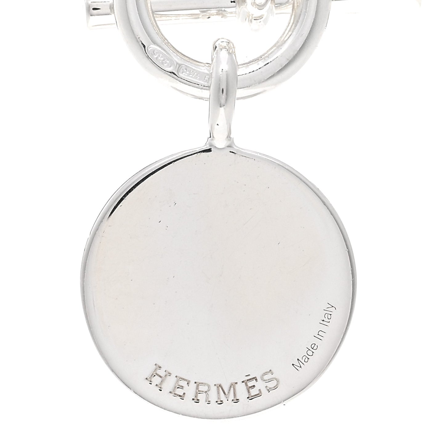 Sterling Silver Amulettes H Confettis Pendant Necklace