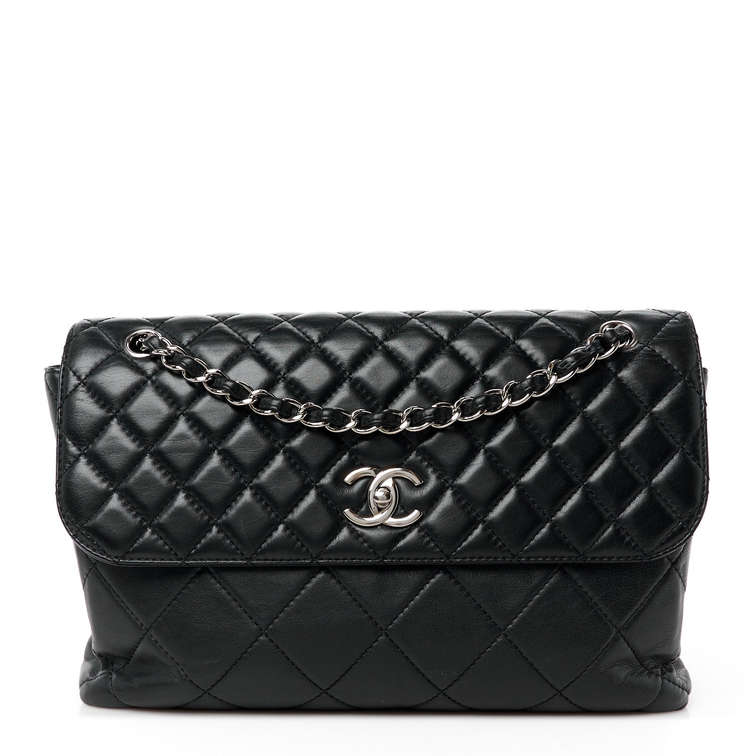 Chanel Calfskin Quilted In The Business Flap Bag Black 1 of 14