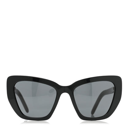 Prada Cat Eye Sunglasses SPR 08V Black 2 of 8