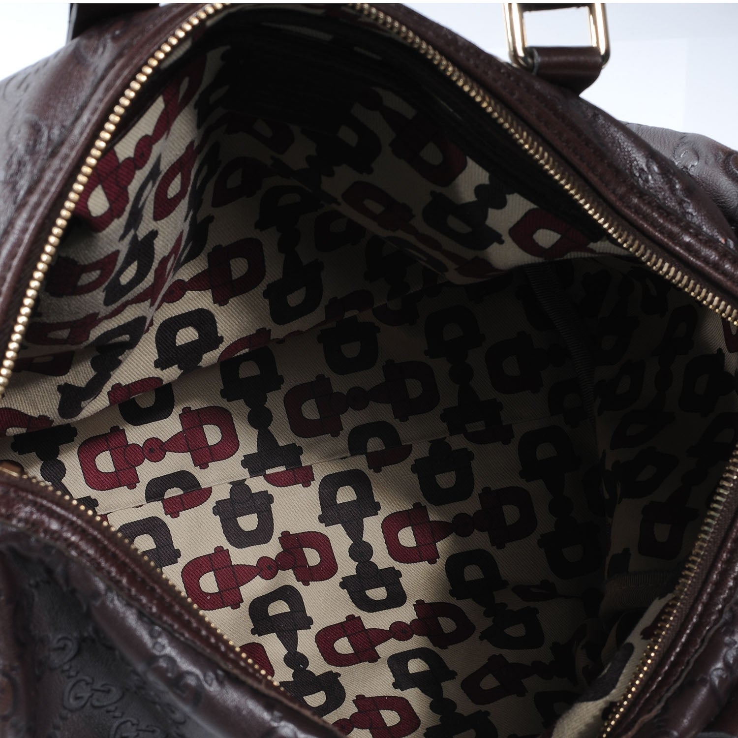 Gucci Guccissima Medium Joy Boston Brown 3 of 8