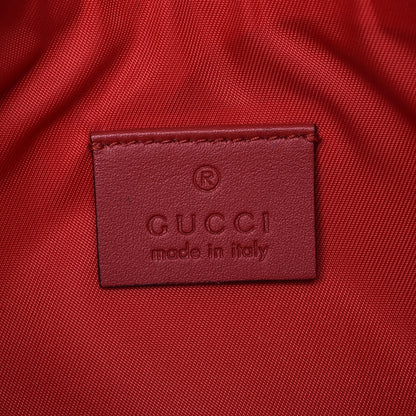 Gucci GG Supreme Monogram Face Embroidered Wrist Wallet Pink 6 of 8