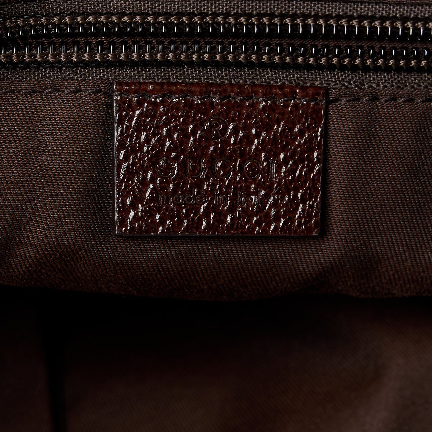Monogram Medium Half Moon Hobo Dark Brown