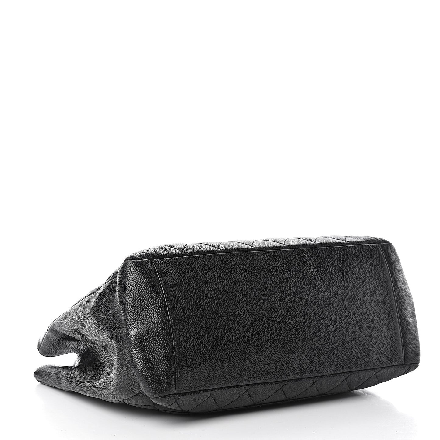 Caviar Quilted Grand Shopping Tote GST Black