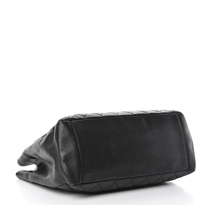 Chanel Caviar Quilted Grand Shopping Tote GST Black 4 of 24