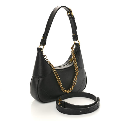 Gucci Goatskin Small Aphrodite Shoulder Bag Black 2 of 10