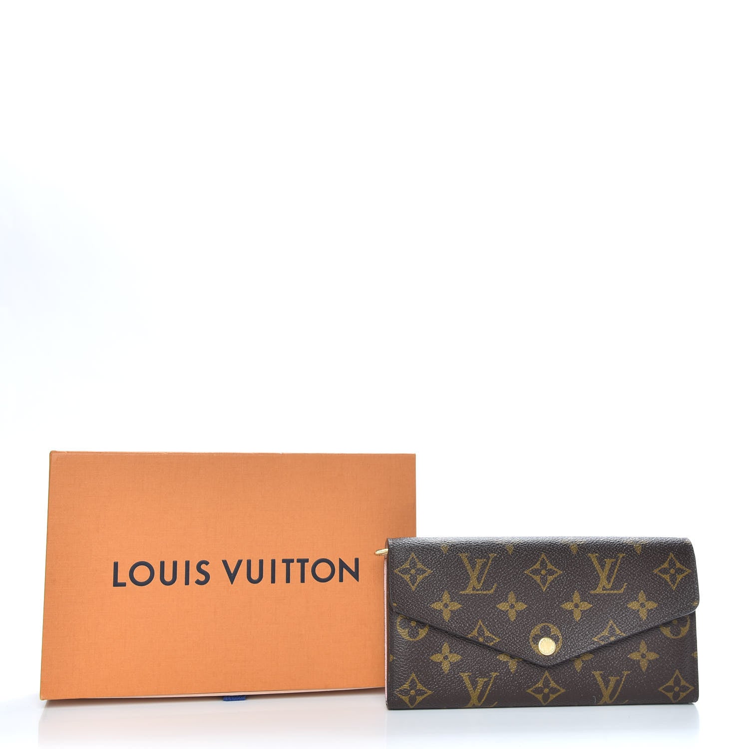 Louis Vuitton Monogram Sarah Wallet NM Rose Ballerine 9 of 9