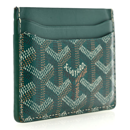 Goyard Goyardine Saint Sulpice Card Holder Green 3 of 7
