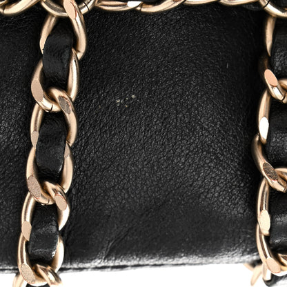 Chanel Lambskin Tech Me Out Clutch With Chain Black 12 of 12
