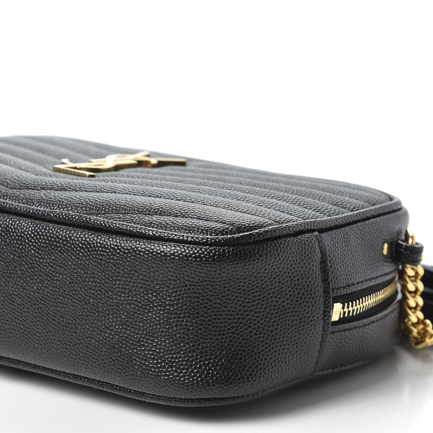 Grain De Poudre Matelasse Monogram Mini Lou Camera Bag Black