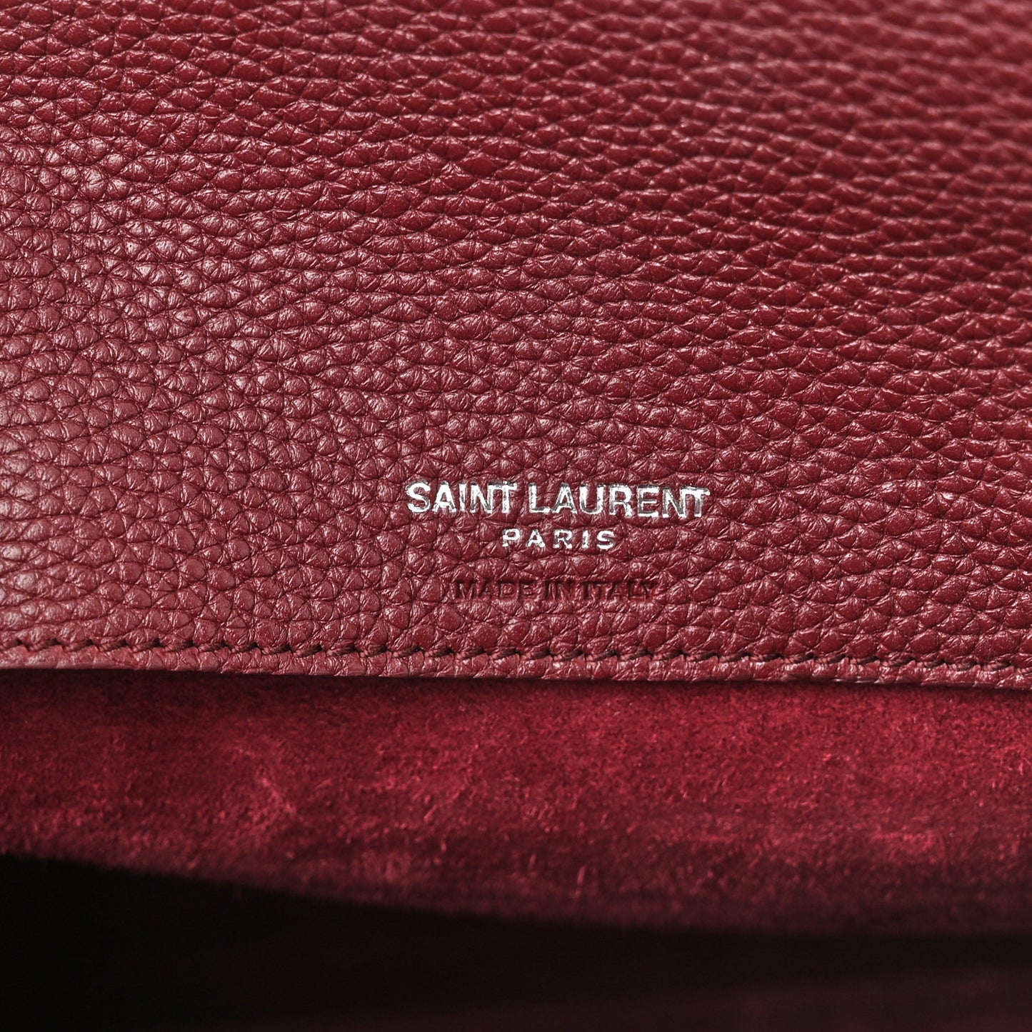 Grained Calfskin Baby Supple Sac De Jour Palissandre