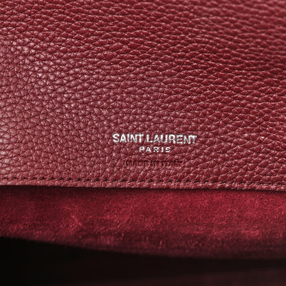 Saint Laurent Grained Calfskin Baby Supple Sac De Jour Palissandre 6 of 11
