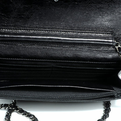 Chanel Glazed Calfskin Reissue Wallet On Chain WOC Black 9 of 9
