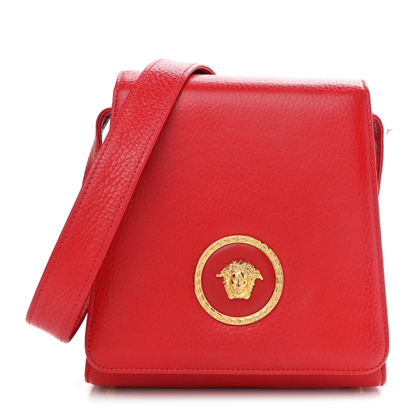 Calfskin Crossbody Bag Red