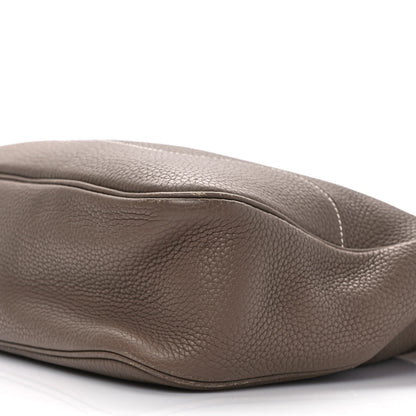 Hermes Taurillon Clemence Sac Trim II 35 Etoupe 8 of 10