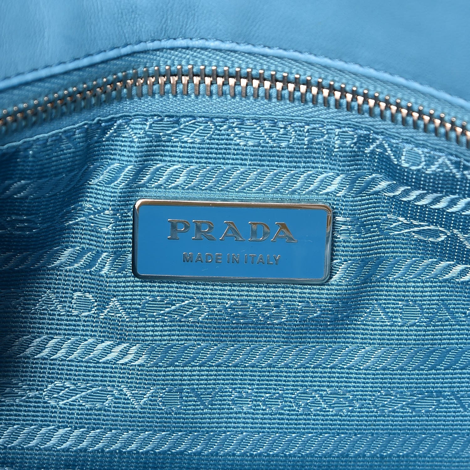 Prada Soft Calf Tote Turchese 6 of 18