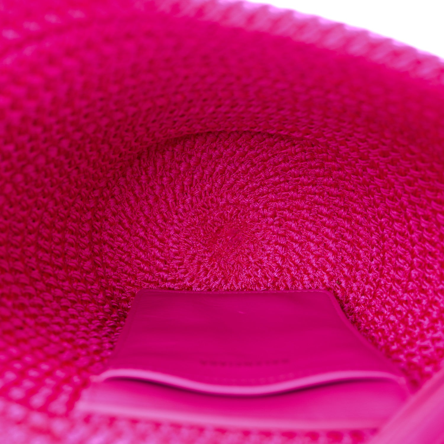 Balenciaga Nylon Lambskin Woven Small Ibiza Basket With Strap Lipstick Pink 5 of 10