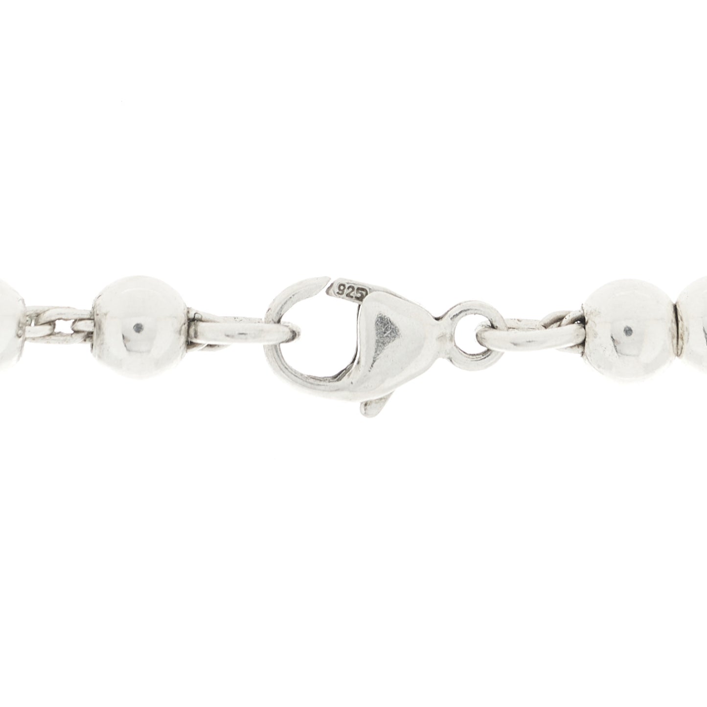 Sterling Silver Return to Tiffany Heart Tag Bead Necklace