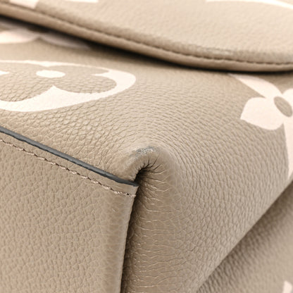 Louis Vuitton Empreinte Monogram Giant Madeleine MM Dove Grey Beige 12 of 15