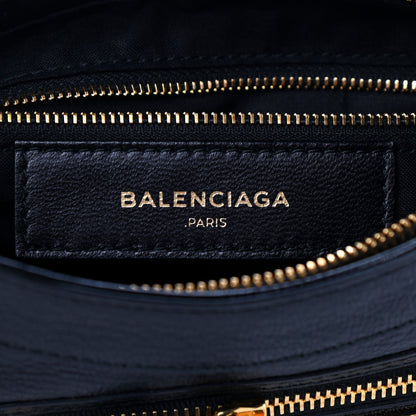 Balenciaga Chevre Gold Metallic Edge Hardware Hip Black 6 of 9