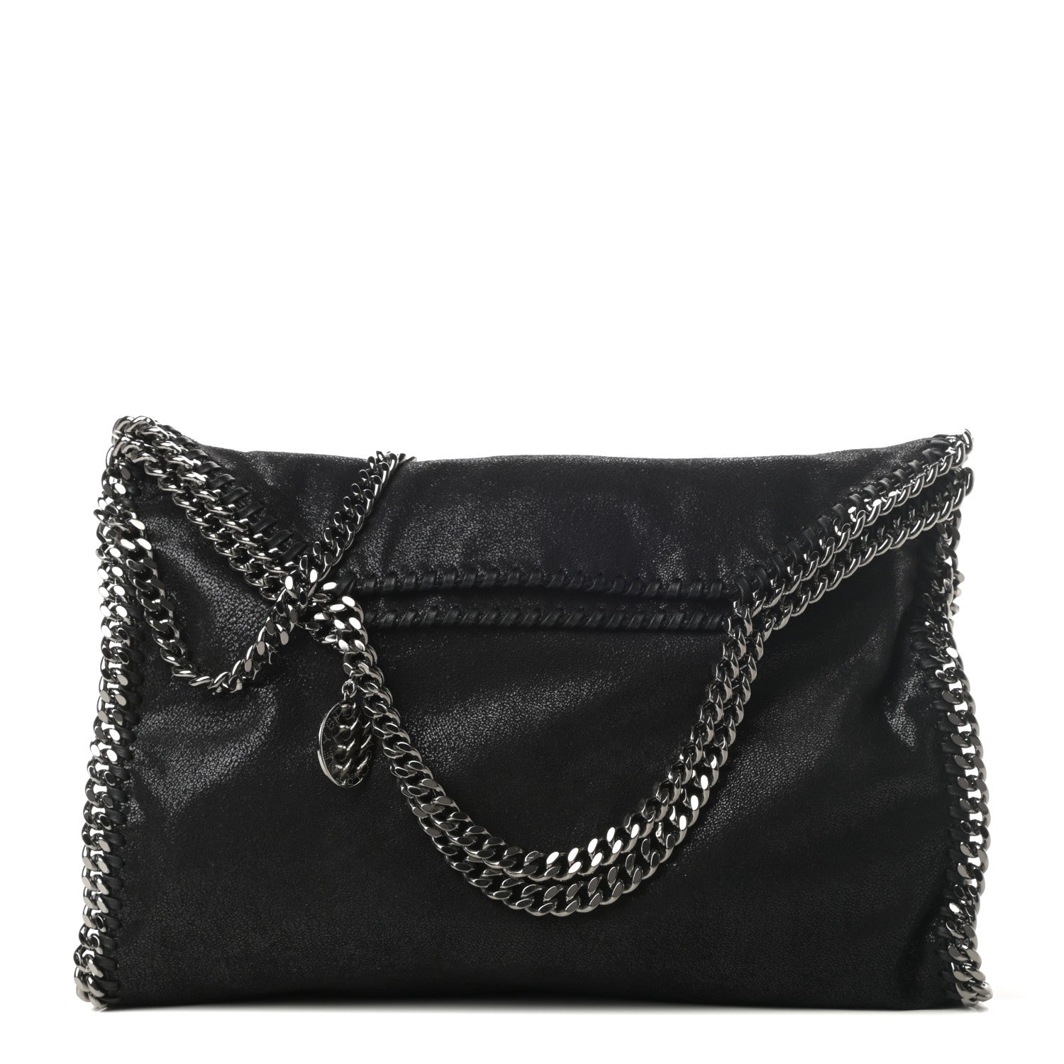 Stella McCartney Shaggy Deer Falabella Fold Over Tote Black 1 of 10