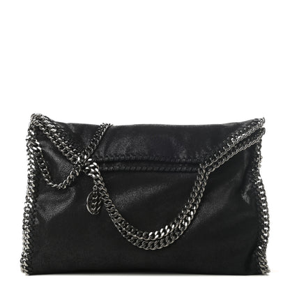 Stella McCartney Shaggy Deer Falabella Fold Over Tote Black 1 of 10