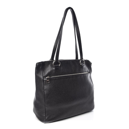 Prada Vitello Daino Tote Black 3 of 13