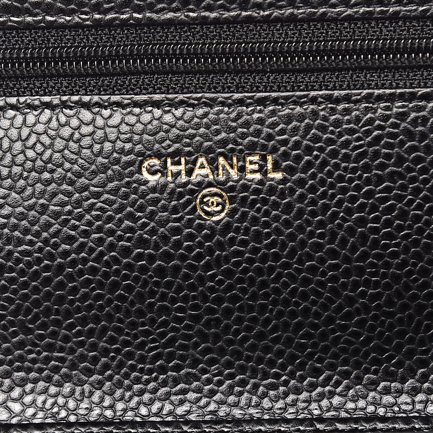 Chanel Caviar Quilted Wallet On Chain WOC Black 6 of 11