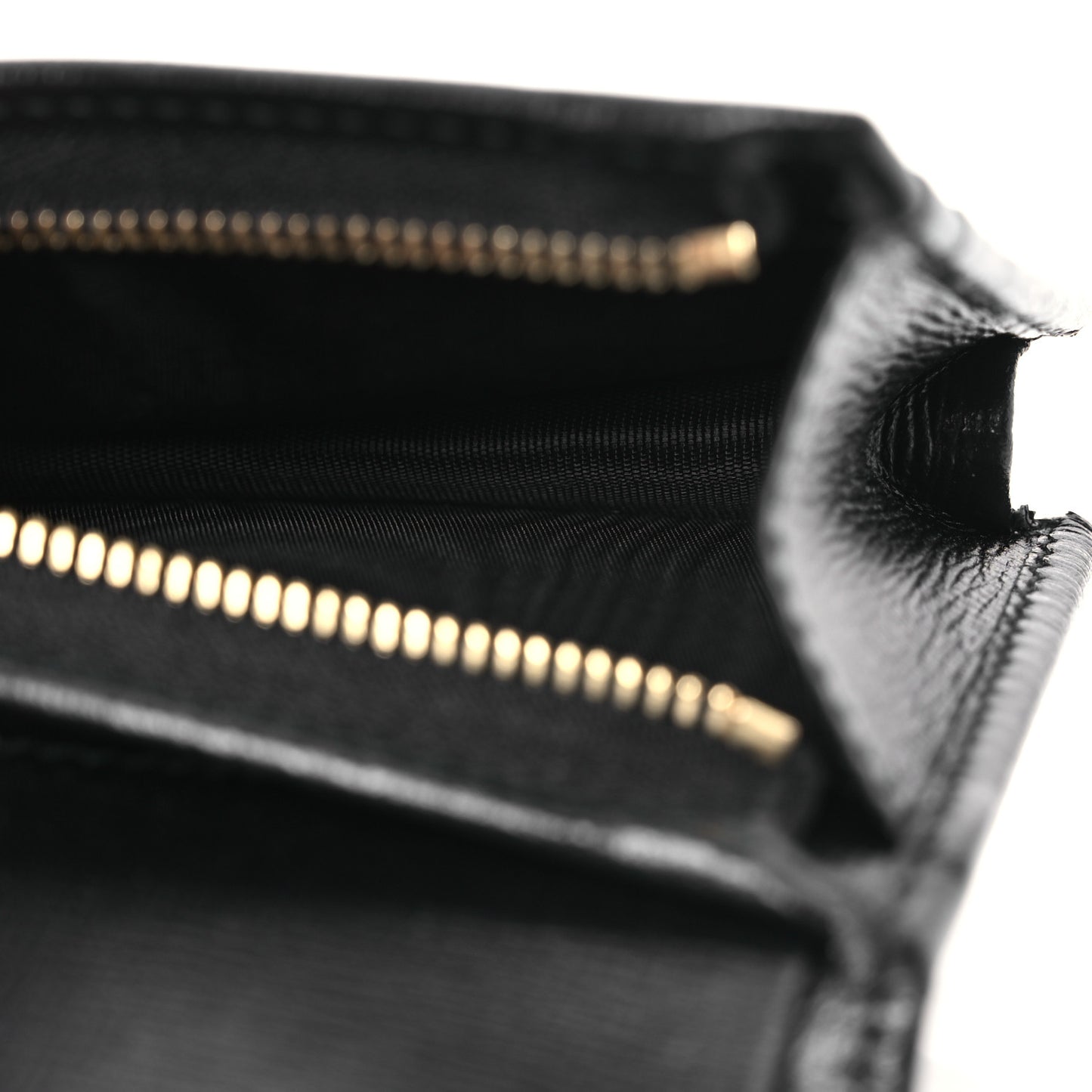 Azalea Calfskin Marina Card Case Black
