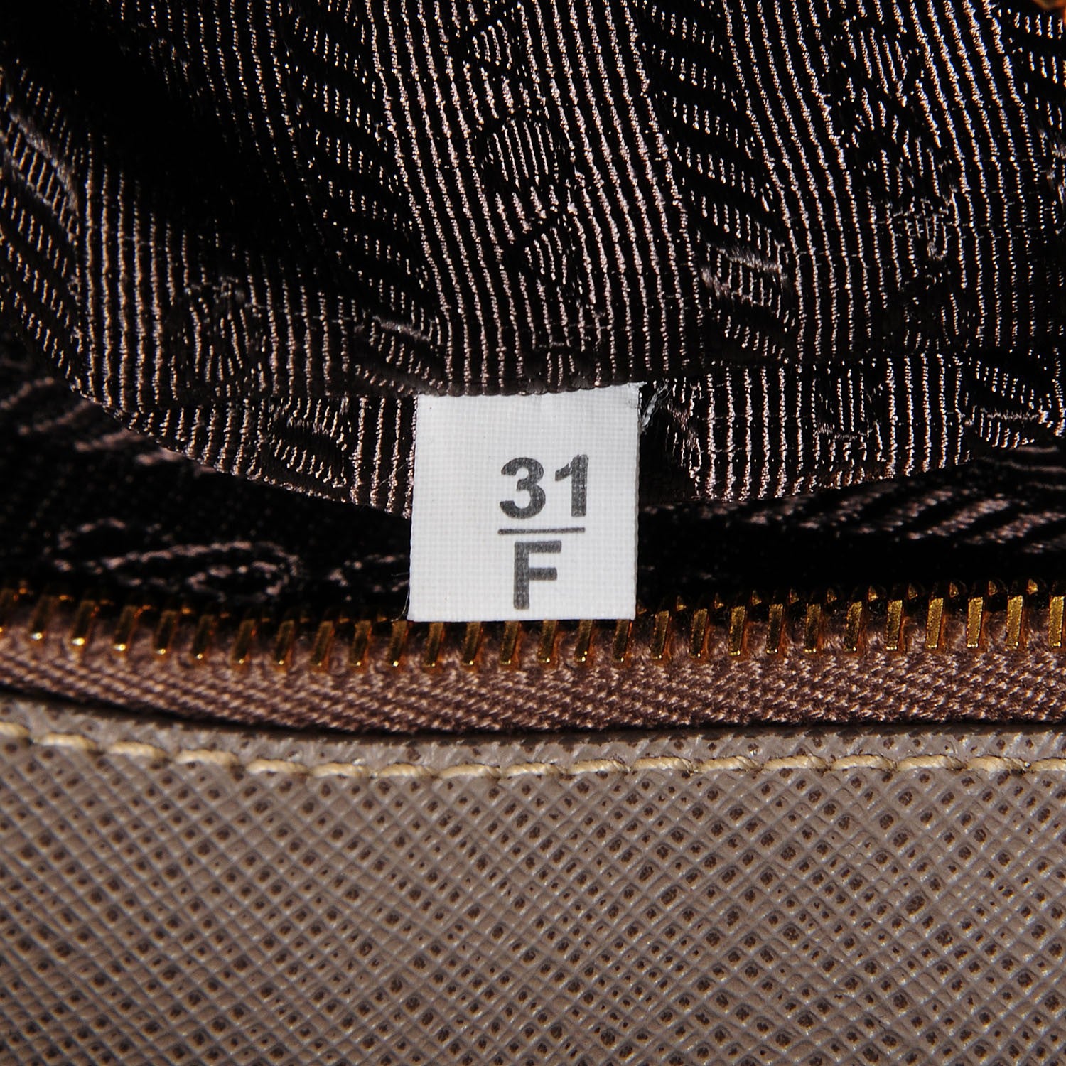 Prada Saffiano Lux Extra Large Galleria Double Zip Tote Argilla 7 of 11