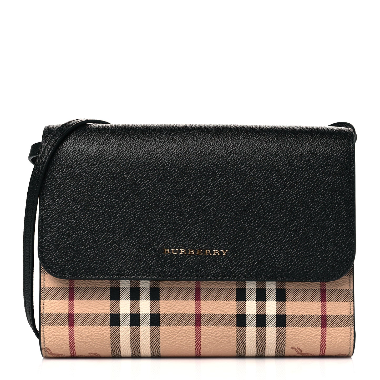 Haymarket Check Small Loxley Crossbody Black