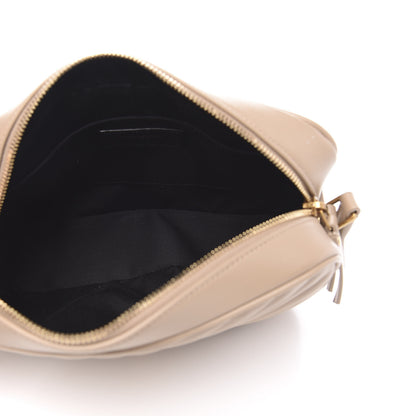 Saint Laurent Calfskin Matelasse Monogram Lou Camera Bag Dark Latte 5 of 11