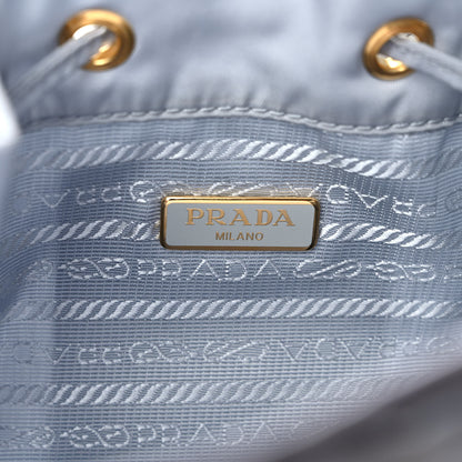 Prada Re-Nylon Saffiano Duet Bucket Crossbody Bag Fiordaliso 6 of 9