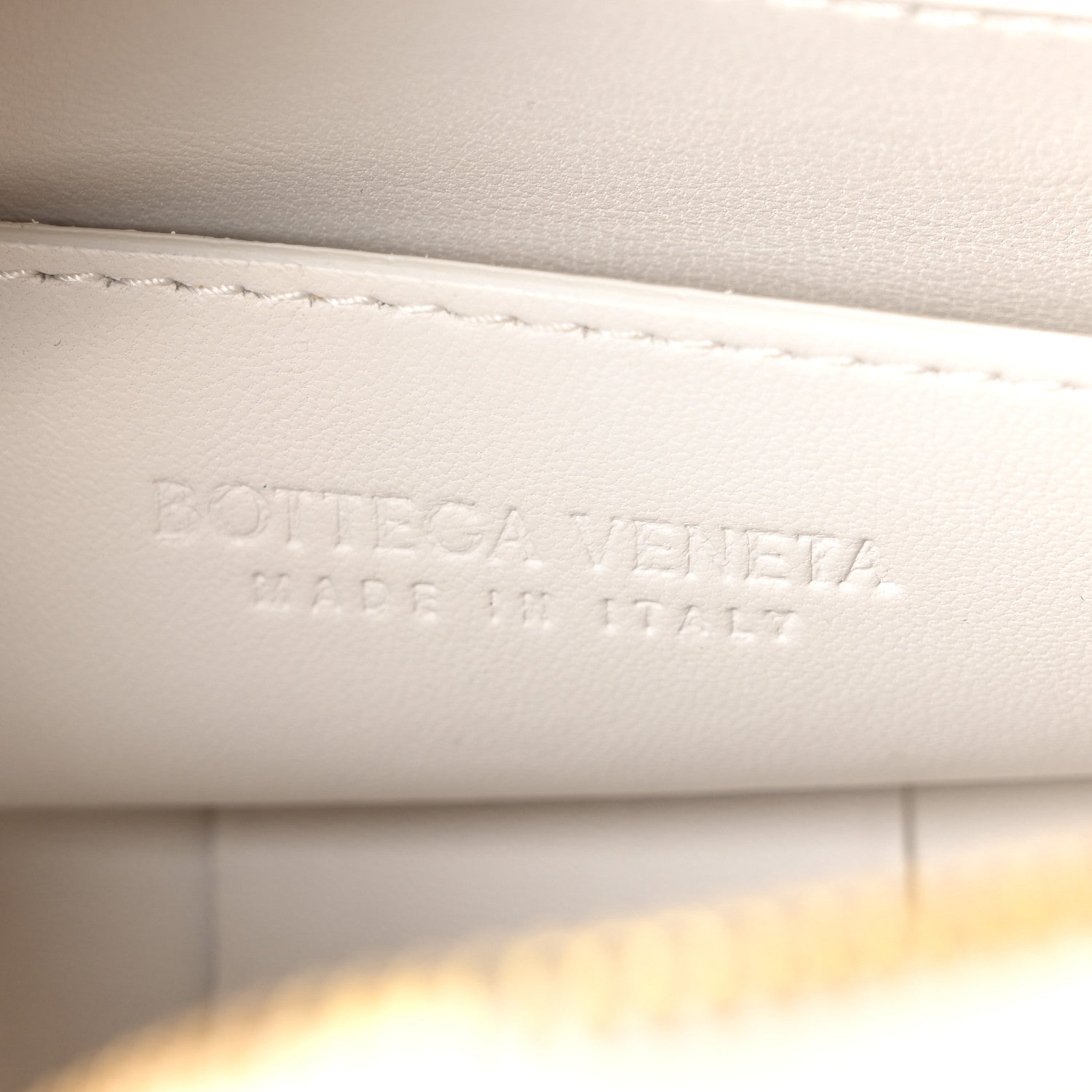 Bottega Veneta Lambskin Maxi Intrecciato Small Brick Cassette Bag White 6 of 10